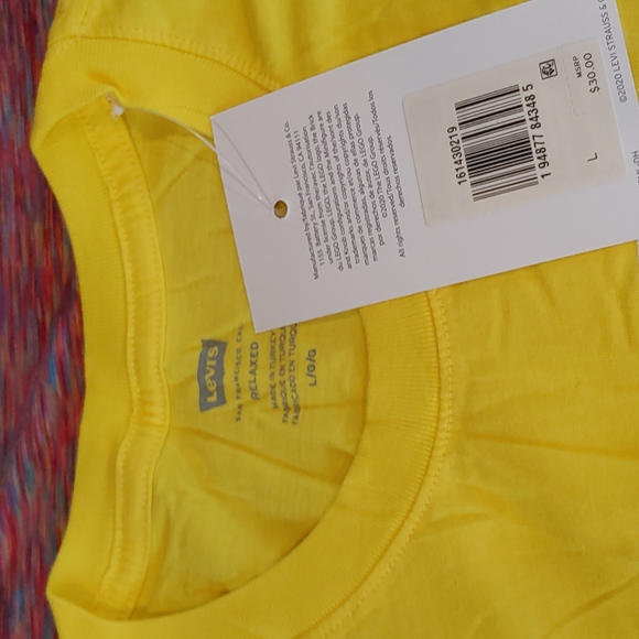 LEGO x Levi's collaboration tee w/colab bandana...FIRE! both included and NWT - Picture 3 of 9